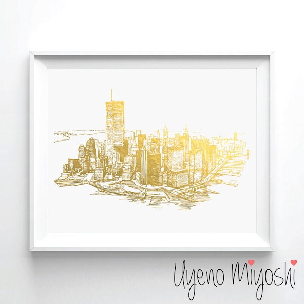 Manhattan Wall Art Etsy