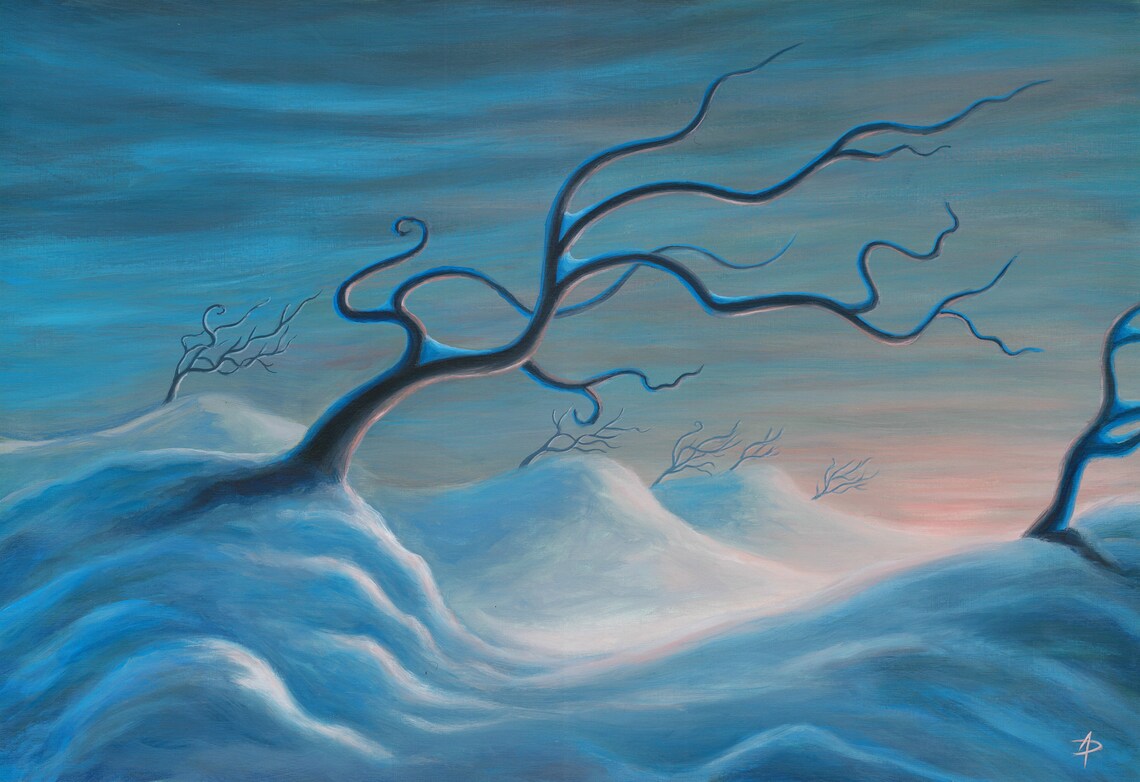 WINTER NOSTALGIA Fine Art Print Glicée A3 Size Surrealism Etsy