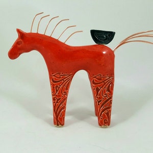 Horse sculpture, horse art, horse, horse pottery, pottery animals, gift for horse lovers, ceramic horse, horse figurine,