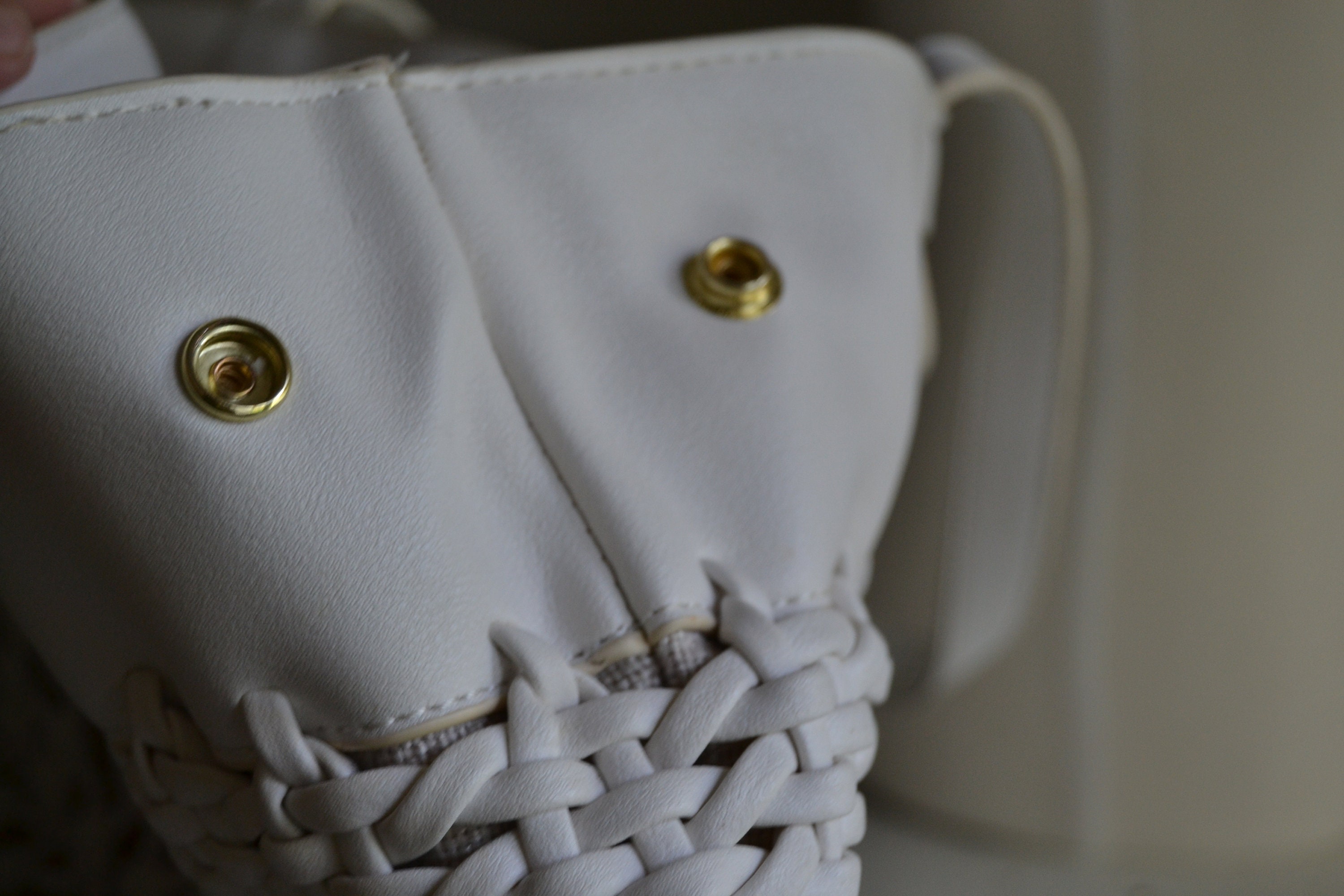 LEPOREshoulder bagpursewhitelarge Etsy