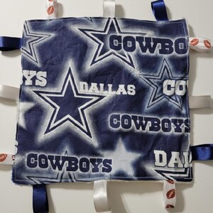 Dallas Cowboys Baby Tag Security Blanket