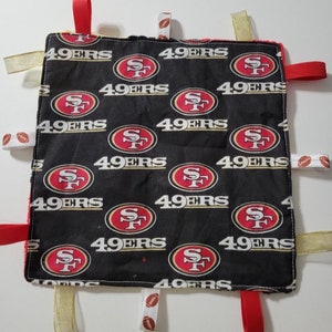 San Francisco 49ers Baby Tag Security Blanket