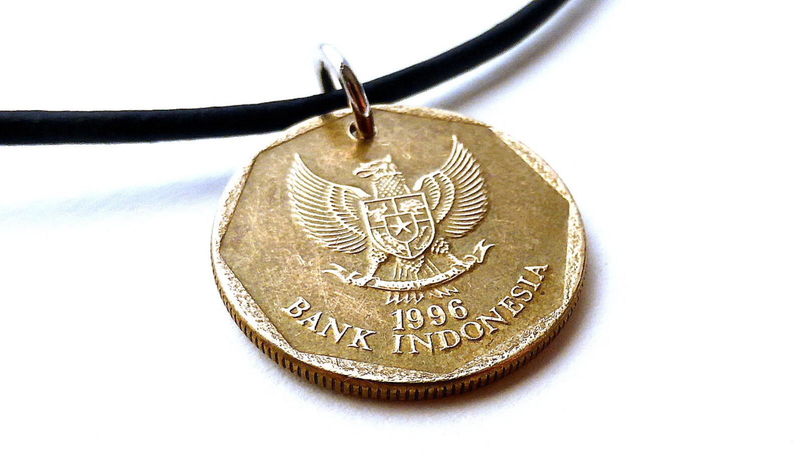 Indonesian Coin Necklace Bird Necklace Asian Jewelry Etsy