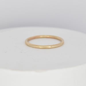 Classic Round Stacking Band 14k Gold, Gold Filled, or Sterling Silver Ring