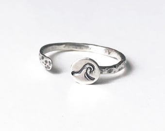 Surf Token // adjustable ring size 6.5