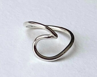 MADE TO ORDER // The original wave ring!! Sterling silver