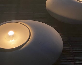 Concrete Stone Tea Light Holder