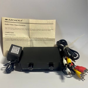 Vintage Radio Shack Audio Video Enhancer / retro electronics/ 1980s / Archer enhancer