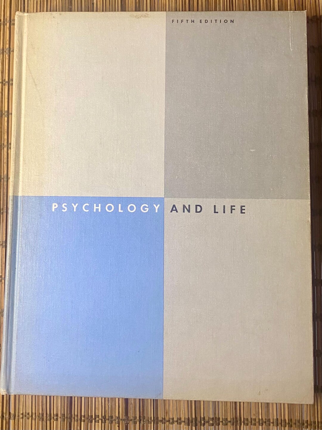 Psychology and Life - Fifth Edition / Vintage Book / 1950s / Hardcover /vintage Psychology Book ...