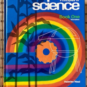 Principles of Science Book 1 Third Edition / Vintage book / hardcover /vintage science schoolbook