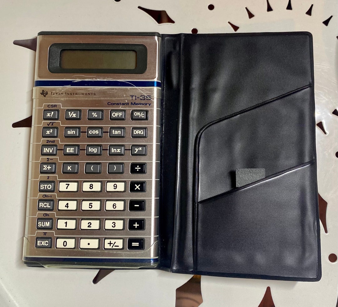 Vintage Calculator/ Texas Instruments TI-35 Constant Memory