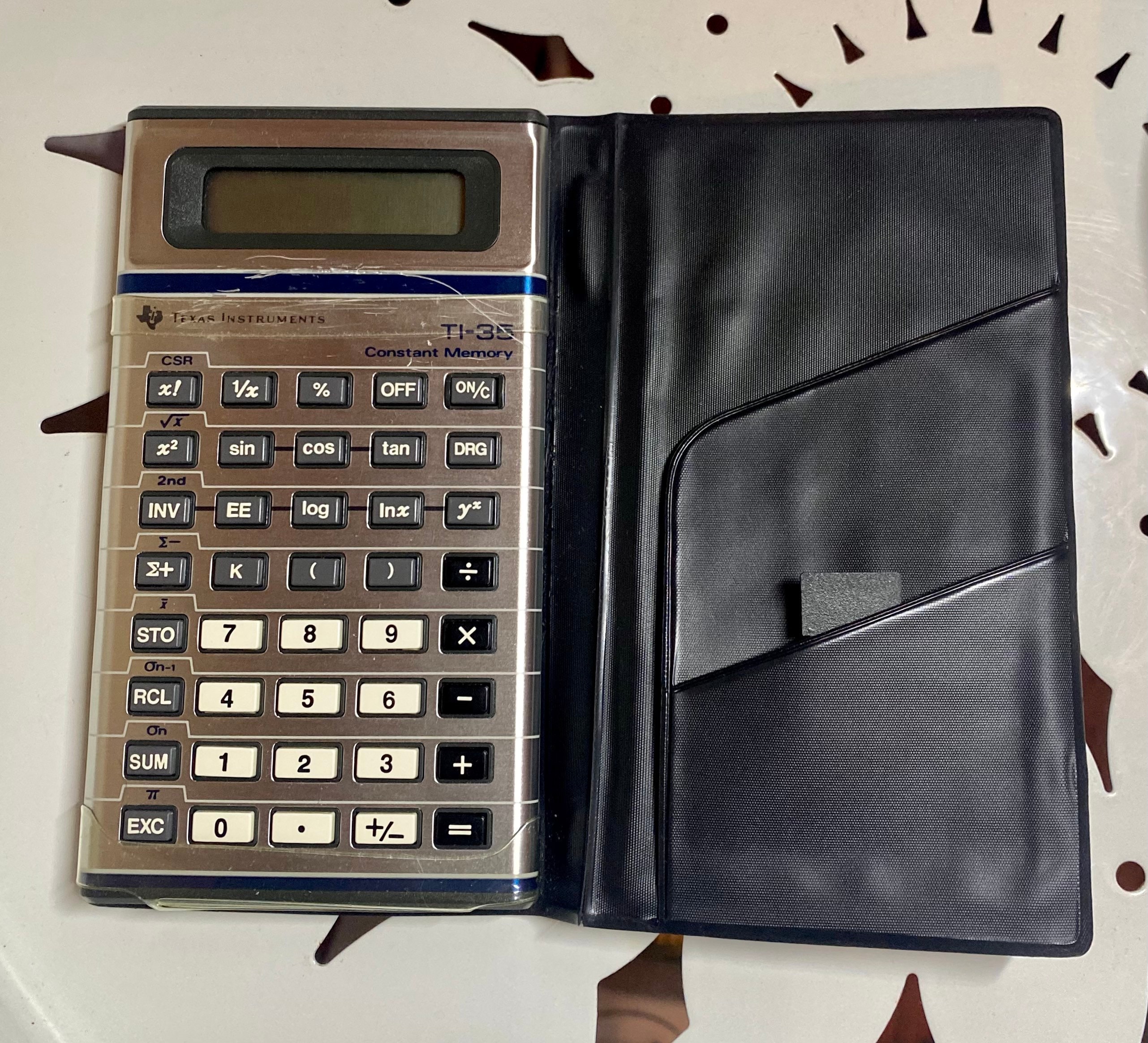 アンテーク　計算機 Vintage Calculator/ Texas Instruments / TI-35 / Constant Memory