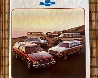 1979 Chevrolet Wagons sales brochure and product guide /Vintage car / Vintage brochure / softcover