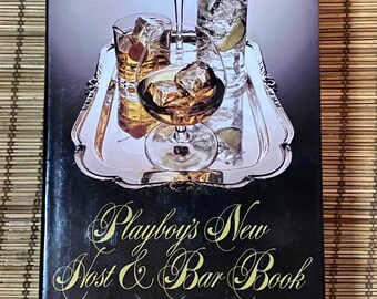 Playboy’s New Host & Bar Book by Thomas Mario / vintage bartenders book / vintage books / 1970s / hardcover