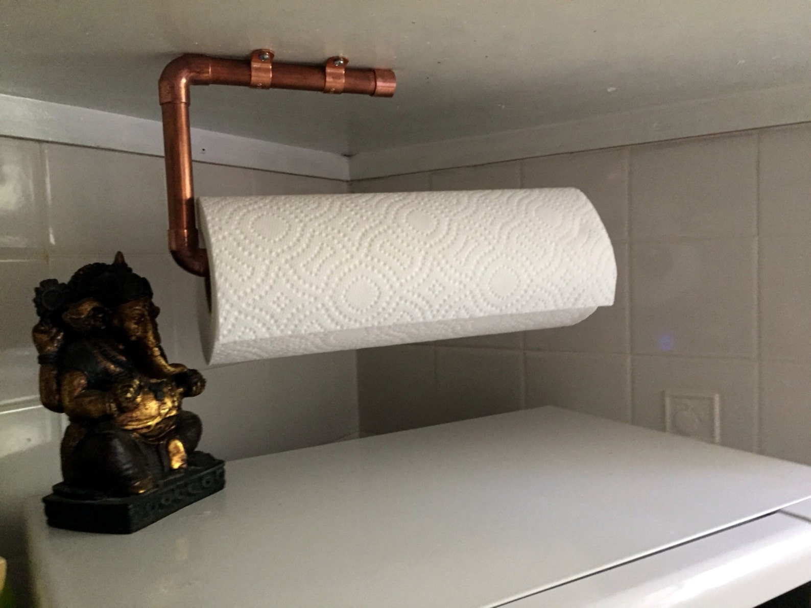 Copper Pipe Paper Towel Holder...industrial Design Etsy