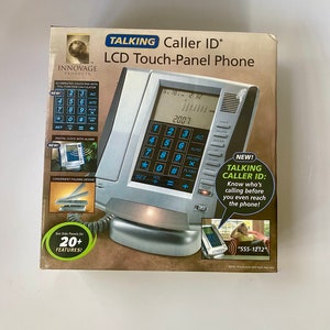 1990s Innovage Landline Talking Caller ID Telephone / corded phone / vintage telephone / retro electronics