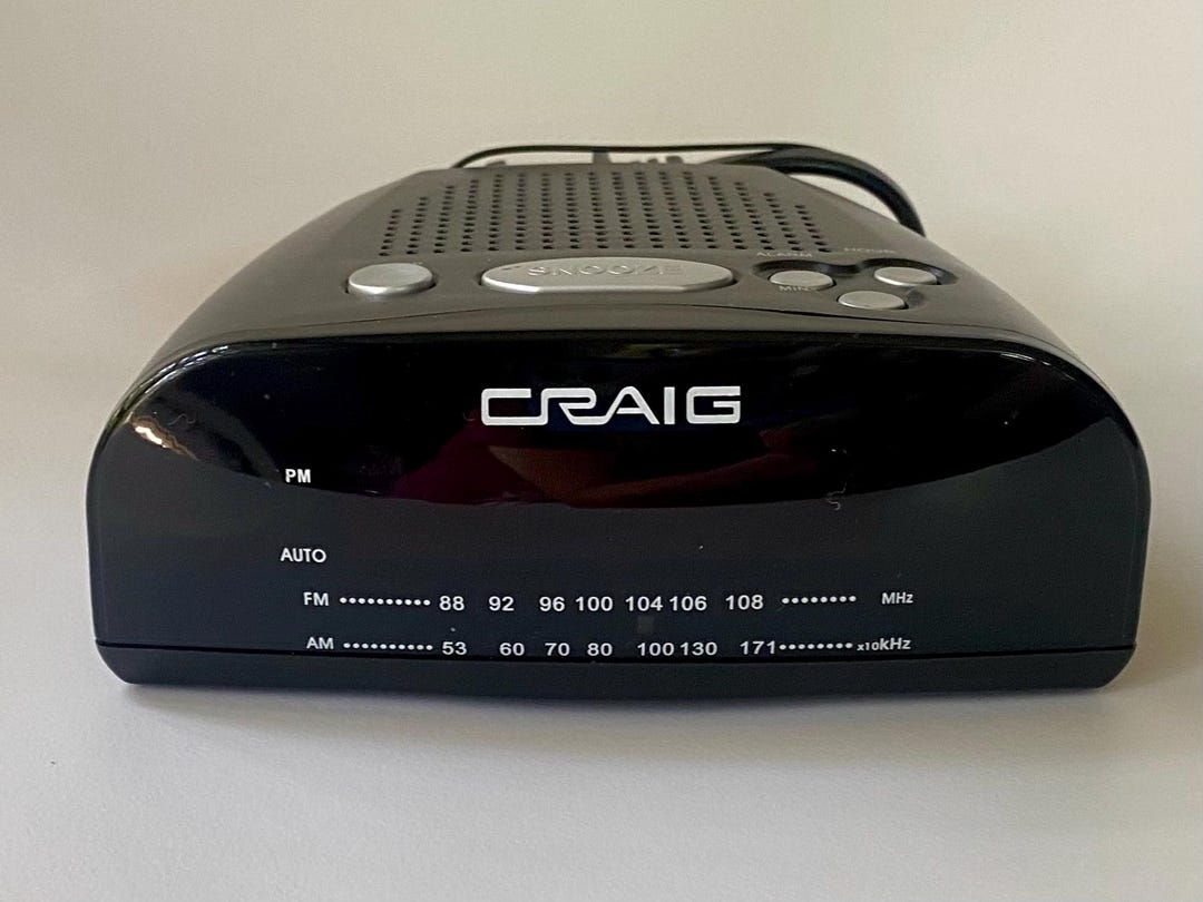 Craig Alarm Clock Cr45372 Instructions www.etsy.com