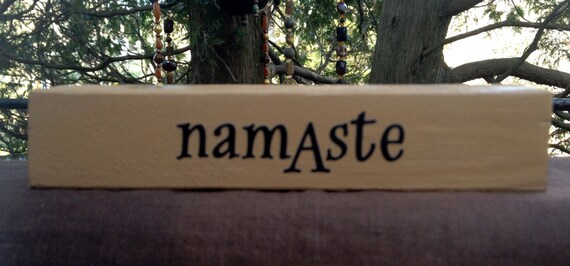 Yoga Wood Stacking Blocks Word Block Set For Home Decor And Etsy