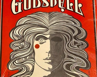 Godspell A Musical based upon the Gospel According to St. Matthew / Vinyl Record Album / 1970s / 33 LP /Vintage music