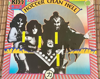 Kiss Hotter Than Hell / Original Pressing / Vinyl Record Album / 1970s / 33 LP /Vintage music