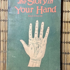 Vintage Palmistry Book / The Story in Your Hand / 1920s / vintage book / fortune telling