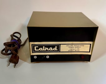 Vintage Calrad Deluxe Regulated Power Supply / Vintage electronics / 1970s