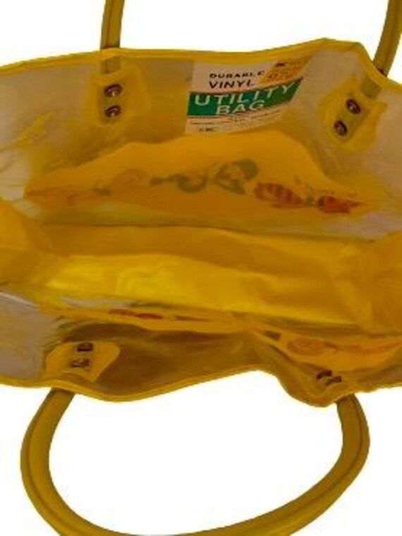 【Paragraph】25SS★ No.86 VINTAGE MARKET BAG Vintage Market Bag / Vinyl Utility Bag / 1970s / Yellow Tote