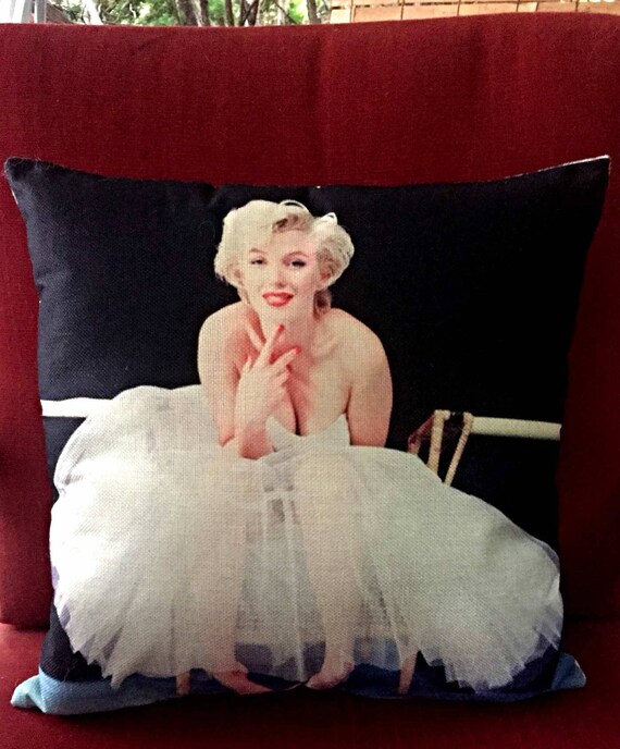 Marilyn Monroe Decorative Throw Pillow For Home Decor Throw Etsy