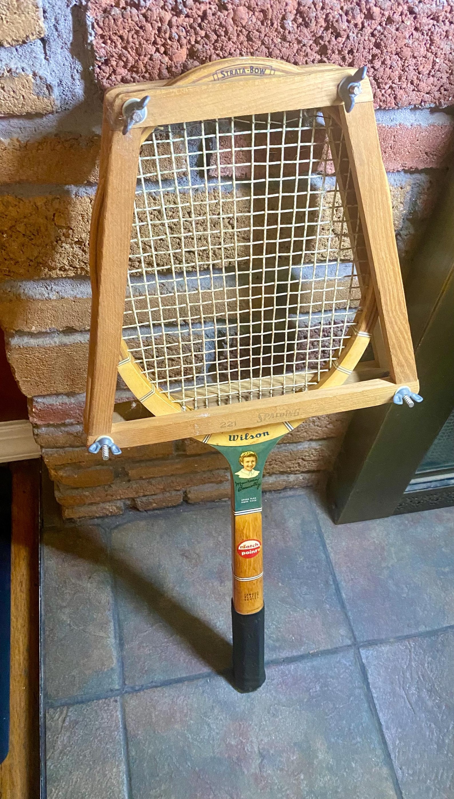 Wilson Wood Racket Wilson Wooden Tennis Racquet With Frame / Maureen Connolly Famous ...