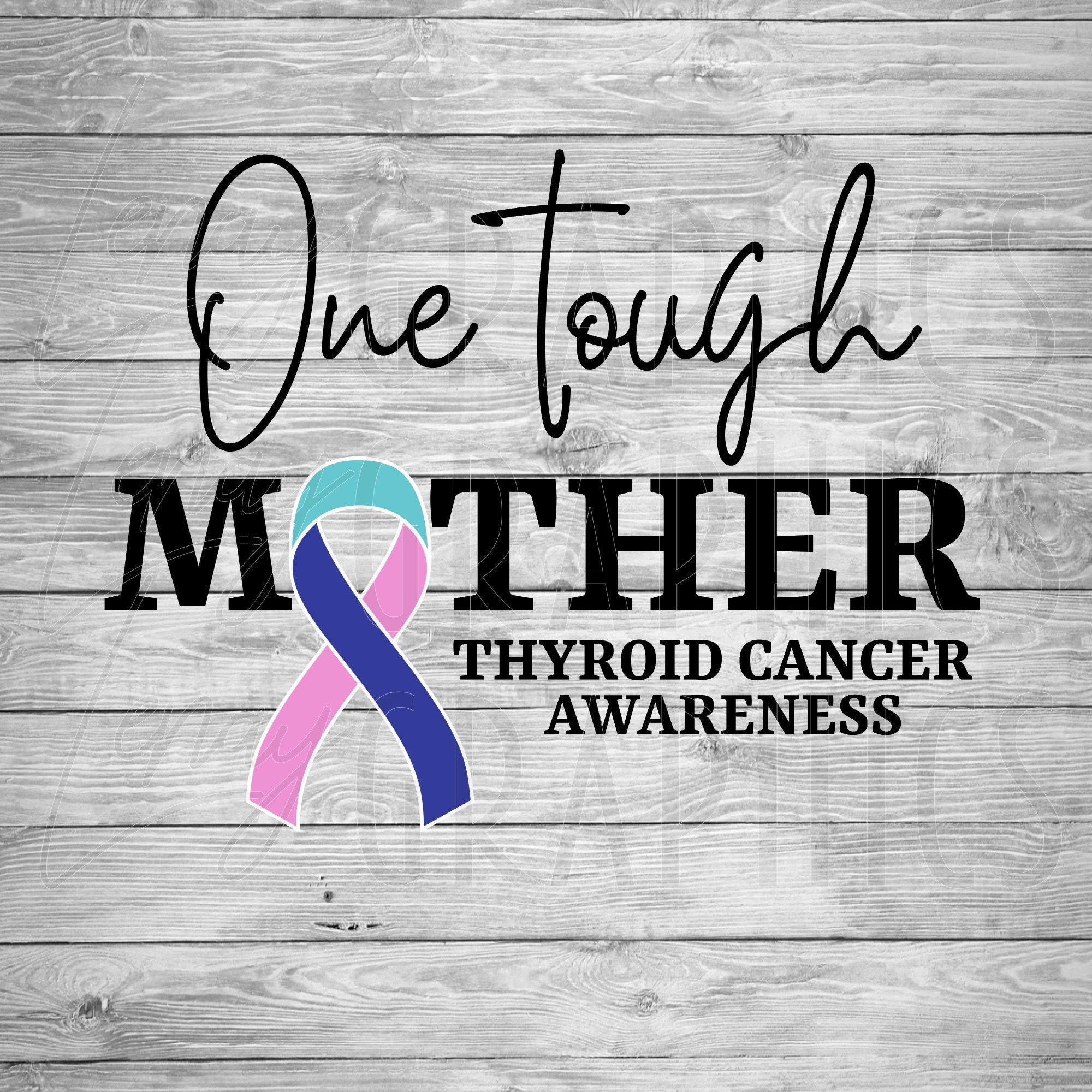 Thyroid Cancer Awareness Shirt For Mom - Tough As A Mother Thyroid Cancer Awareness Shirt For Mom - Tough As A Mother