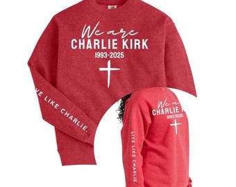 Sudadera "Somos Charlie Kirk" / Turning Point USA, donación conmemorativa