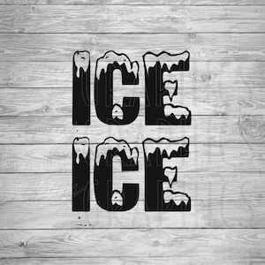 Ice Ice Baby | Digital Download | SVG | Baby | Toddler | Child | Baby Shower | Onesie Design