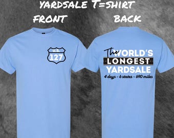 Camiseta unisex US 127 World's Yardsale (Venta de garaje más larga del mundo)