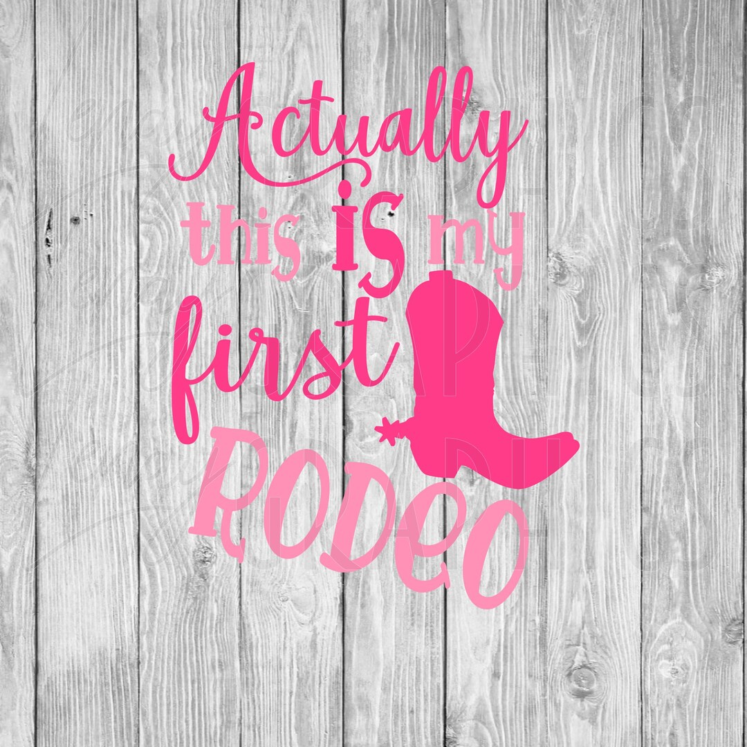 First Rodeo Birthday Design | SVG PNG | Digital Download - Etsy