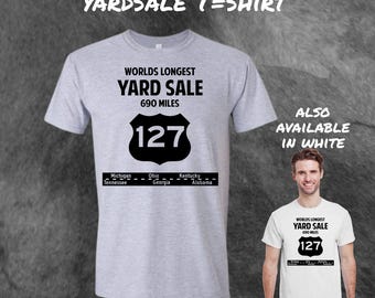Camiseta unisex US 127 World's Yardsale (Venta de garaje más larga del mundo)