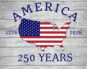 250 aniversario de Estados Unidos / 4 de julio / Libertad / SVG PNG / Descarga digital