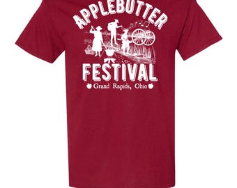 Camiseta del festival de mantequilla de manzana de Grand Rapids, Ohio