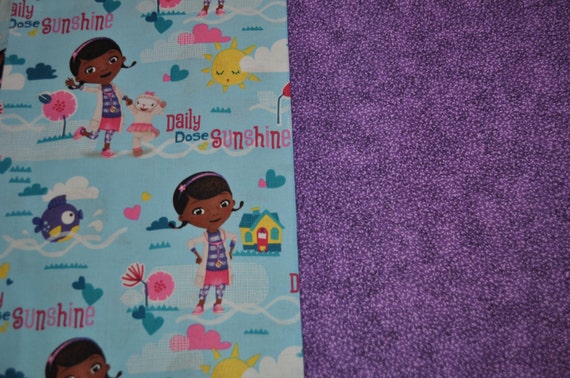 Doc Mcstuffins Blue Baby Blanket Cotton