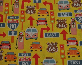 Route 66 Cars Baby Blanket - Cotton