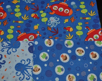 Undersea Adventure Baby Blanket - cotton