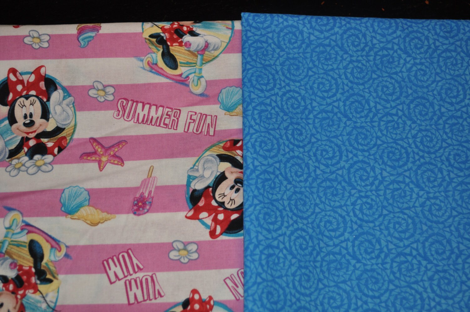 Surfin Minnie and Daisy Baby Blanket Cotton Etsy