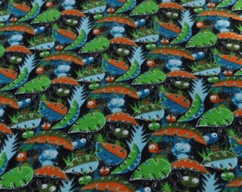 Bugs y naranja doble franela recibiendo manta