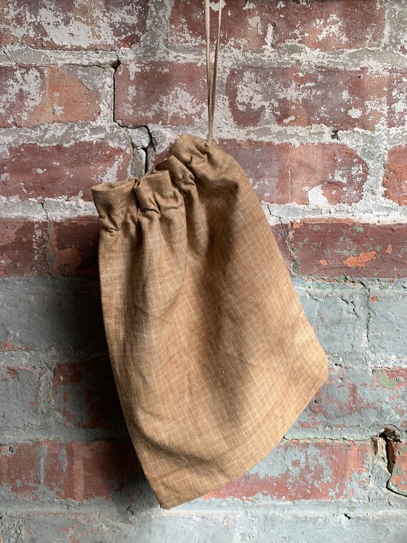 Civil War Era Homespun Ditty Bag or Seed Bag - image 8