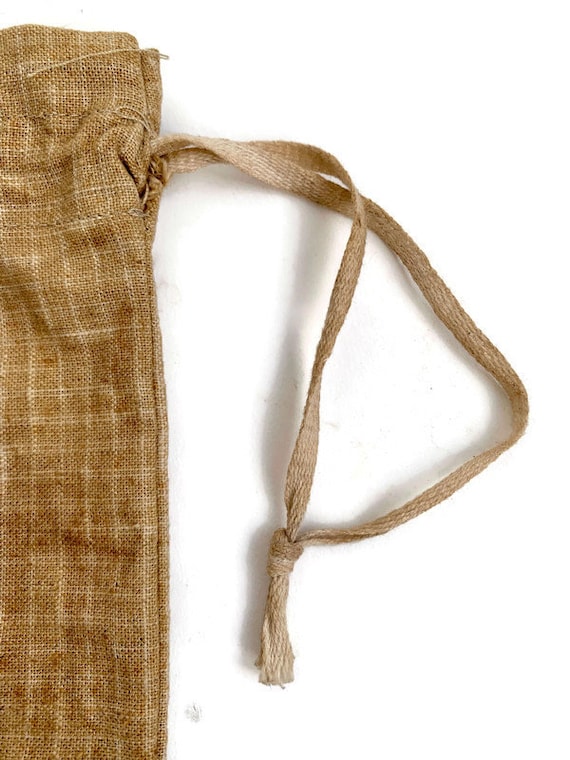 Civil War Era Homespun Ditty Bag or Seed Bag - image 4