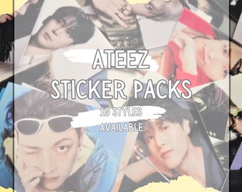 K-Pop Vinyl Stickers | Ateez