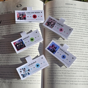 K-Pop Magnetic Bookmarks