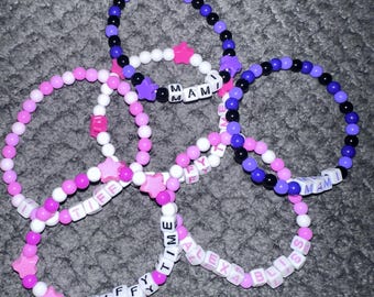 wrestling inspired friendship bracelet