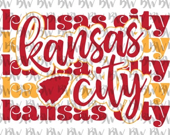 Kansas City, Chiefs, Arrowhead, PNG, SVG, Digital File, Sublimation File