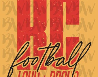Kansas City, Arrowhead, Football, PNG, SVG, Digital File, Sublimation File