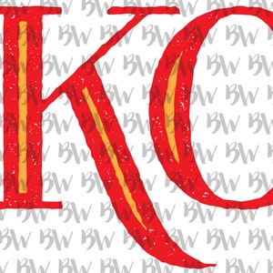 Kansas City, KC, Chiefs, PNG, SVG, Digital File, Sublimation File